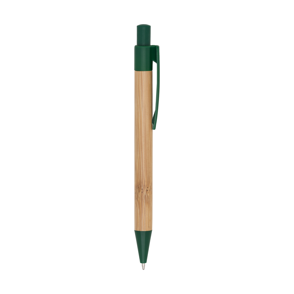 Caneta Bali de bambu verde