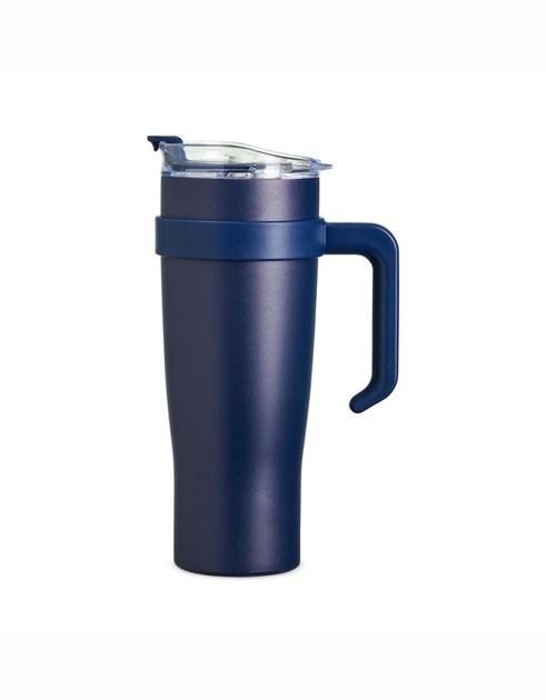 Copo térmico Vika azul marinho