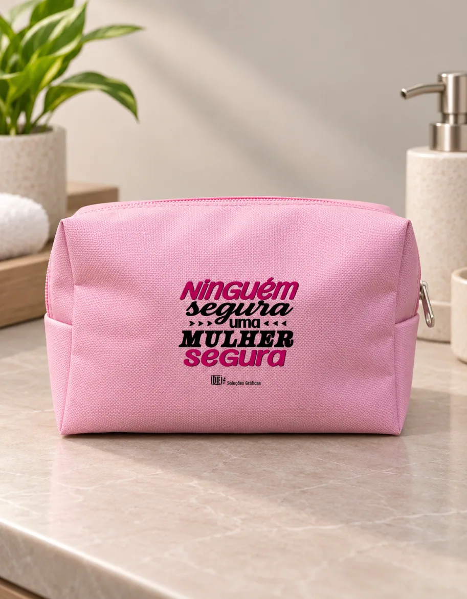 Nécessaire Executive personalizada em ambiente