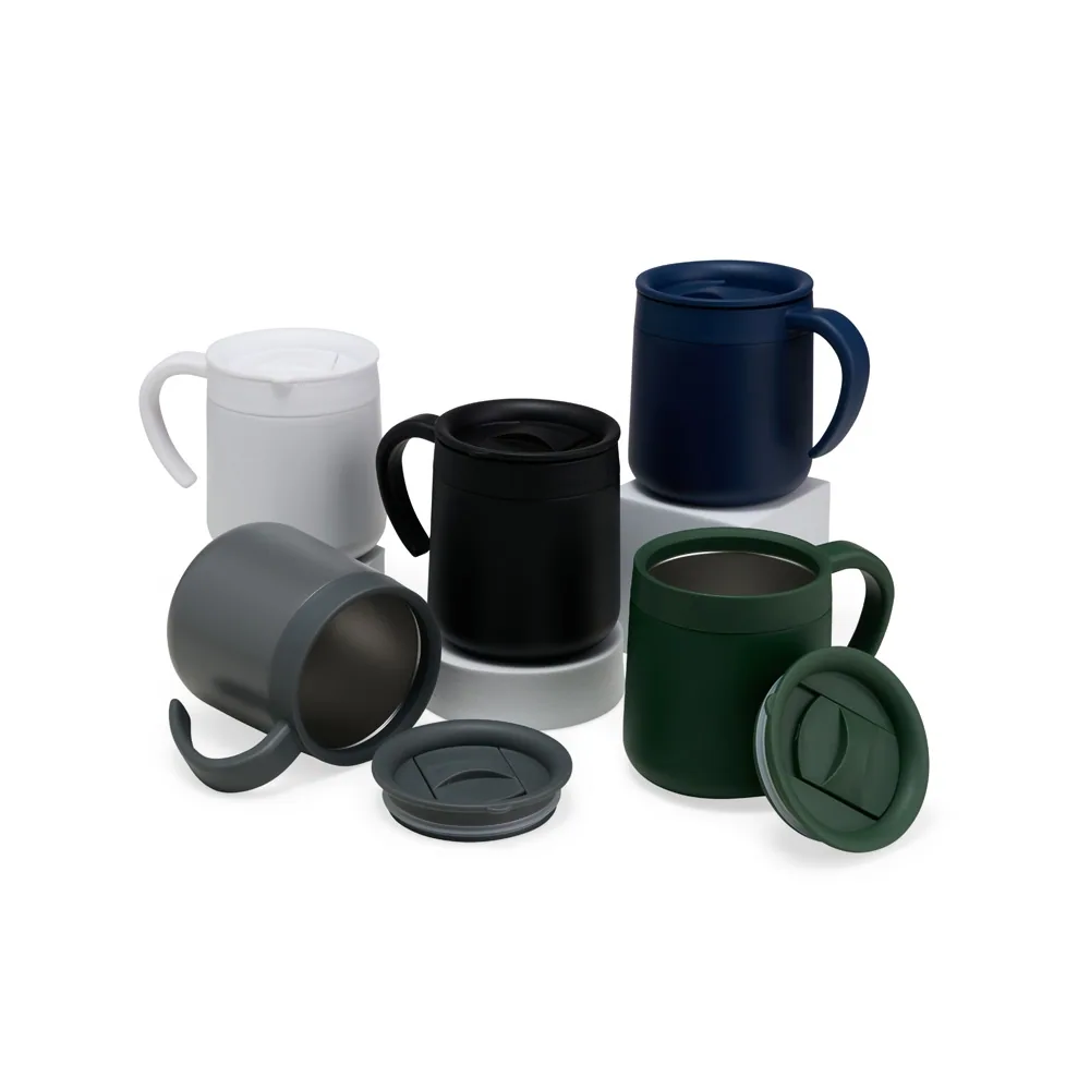 Caneca térmica Moka em cinco opções de cores